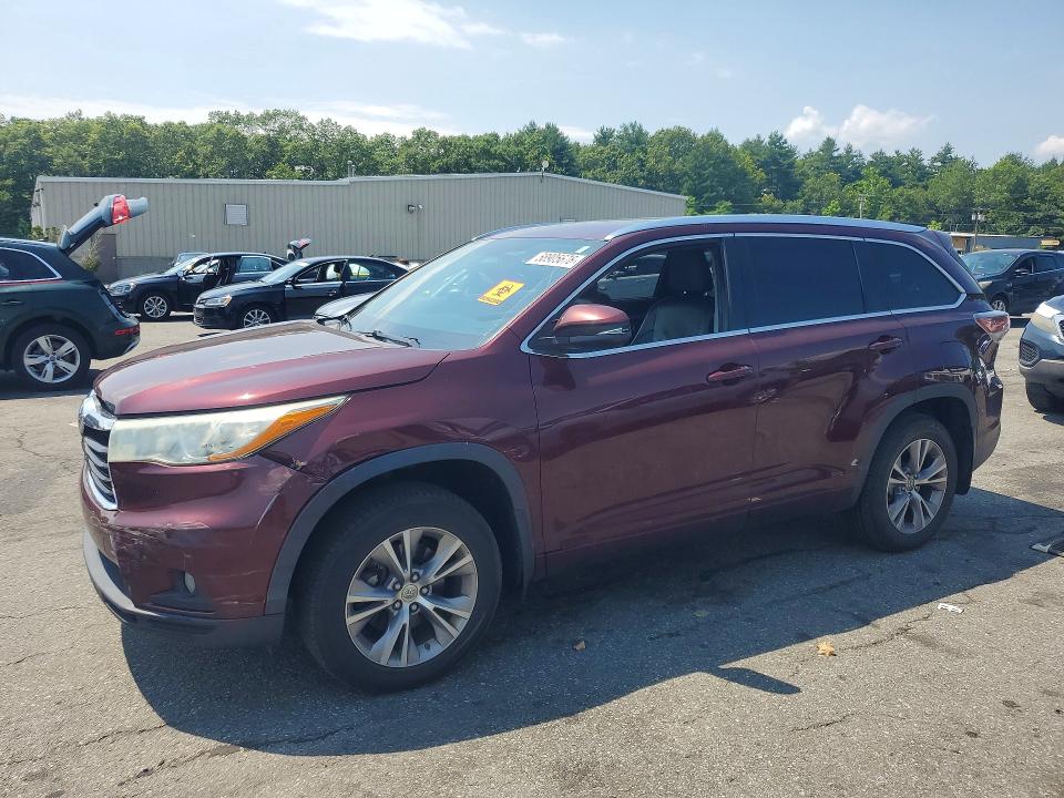 2015 Toyota Highlander მანქანა იყიდება აუქციონზე, vin: 5TDJKRFH6FS131083, აუქციონის ნომერი: 58905676