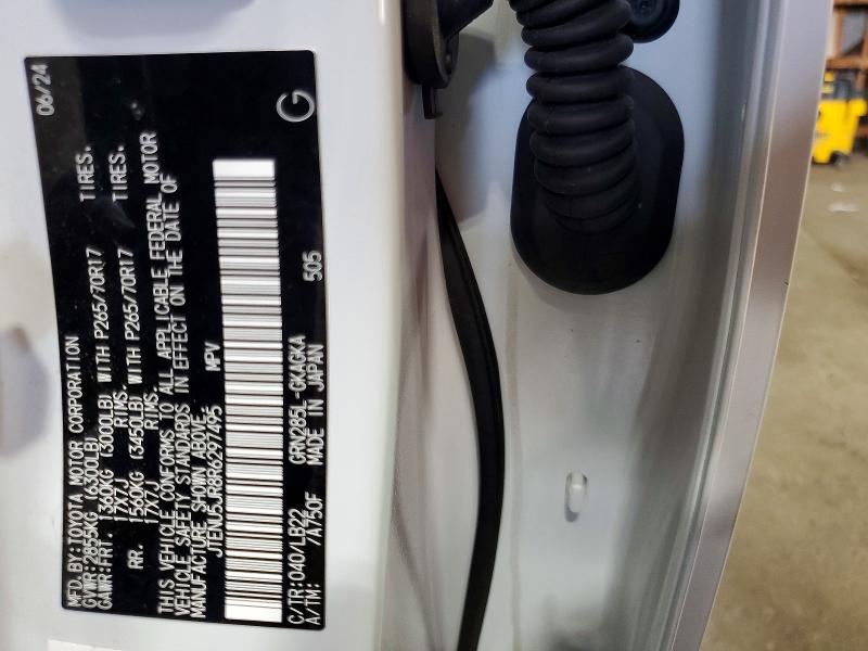 56927196 :رقم المزاد ، JTENU5JR8R6297495 vin ، 2024 Toyota 4runner مزاد بيع