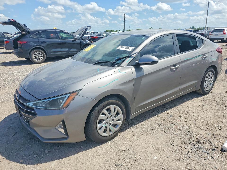 2020 Hyundai Elantra მანქანა იყიდება აუქციონზე, vin: KMHD74LFXLU107506, აუქციონის ნომერი: 56719676