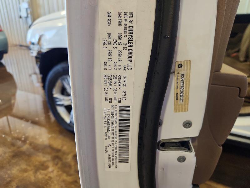 2012 Jeep Compass მანქანა იყიდება აუქციონზე, vin: 1C4NJDEB9CD638197, აუქციონის ნომერი: 55555886