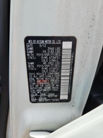 Продаж на аукціоні авто 2012 Nissan Juke, vin: JN8AF5MR7CT115551, номер лоту: 57369896