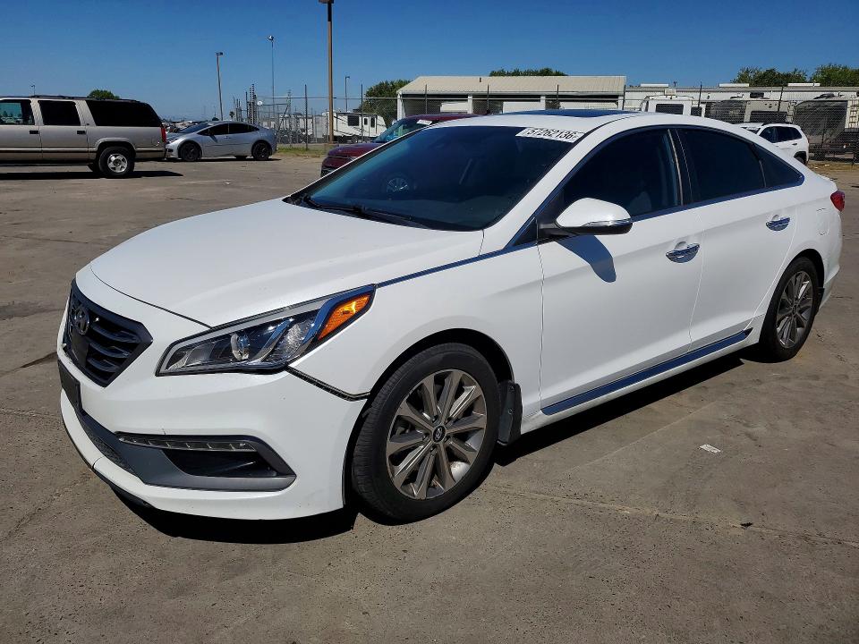 Auction sale of the 2017 Hyundai Sonata, vin: 5NPE34AF1HH543170, lot number: 57262136