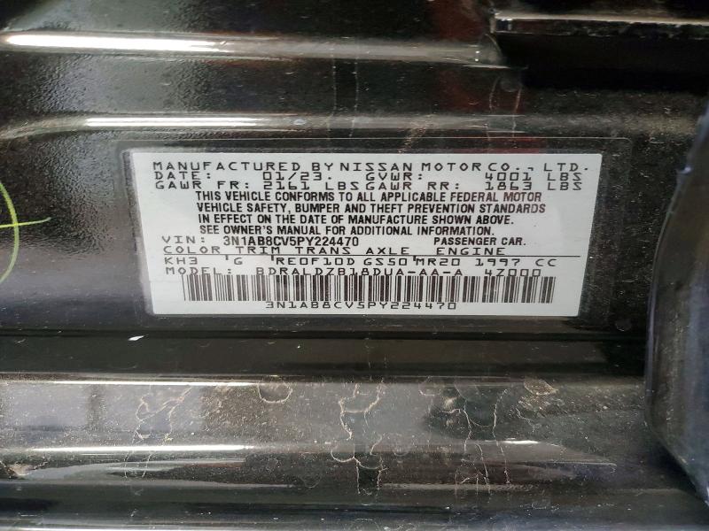 Aukcja sprzedaży 2023 Nissan Sentra, vin: 3N1AB8CV5PY224470, numer aukcji: 55843406