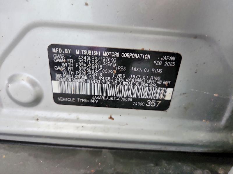 Продажа на аукционе авто 2025 Mitsubishi Outlander Sport, vin: JA4ARUAU6SU006068, номер лота: 57526066