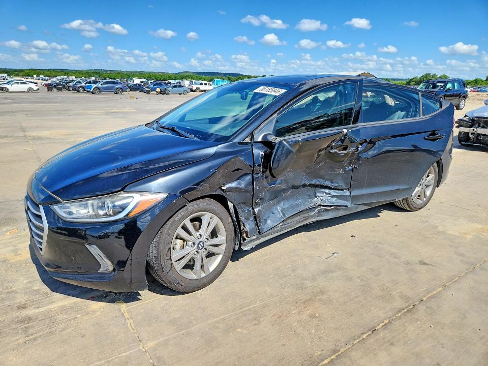2018 Hyundai Elantra მანქანა იყიდება აუქციონზე, vin: KMHD84LF5JU619877, აუქციონის ნომერი: 56185846