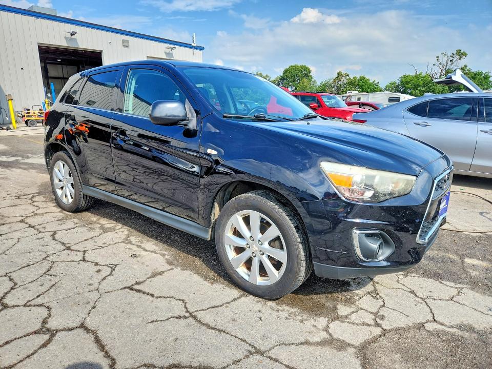 2013 Mitsubishi Outlander Sport მანქანა იყიდება აუქციონზე, vin: 4A4AR4AUXDE022527, აუქციონის ნომერი: 55981456
