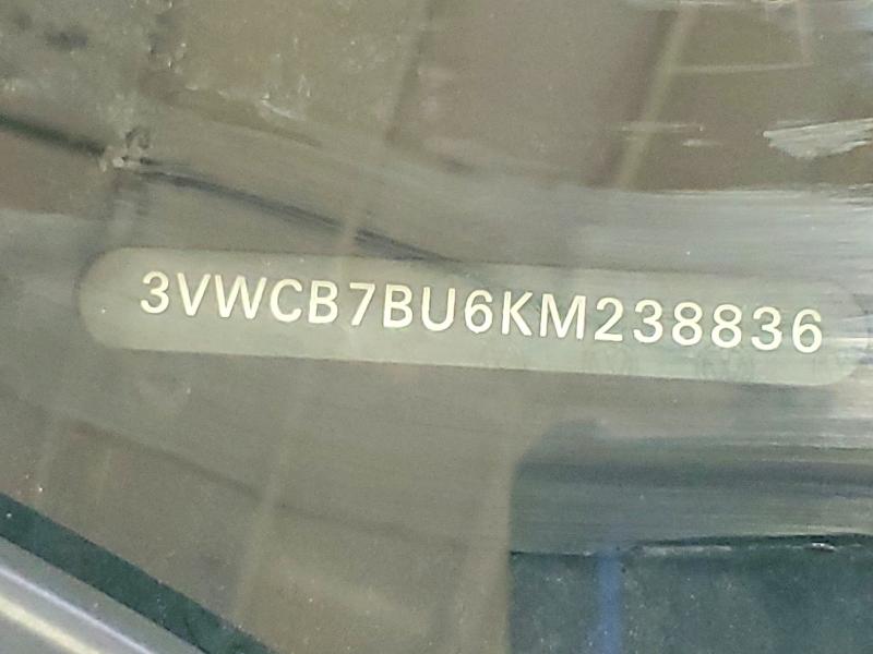 56686816 :رقم المزاد ، 3VWCB7BU6KM238836 vin ، 2019 Volkswagen Jetta مزاد بيع
