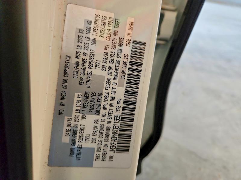 Aukcja sprzedaży 2019 Mazda Cx-5, vin: JM3KFABM4K0611365, numer aukcji: 57085956