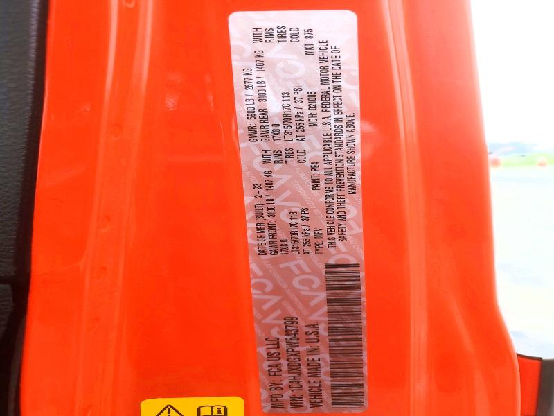 Продажа на аукционе авто 2023 Jeep Wrangler, vin: 1C4HJXDGXPW643799, номер лота: 56839356
