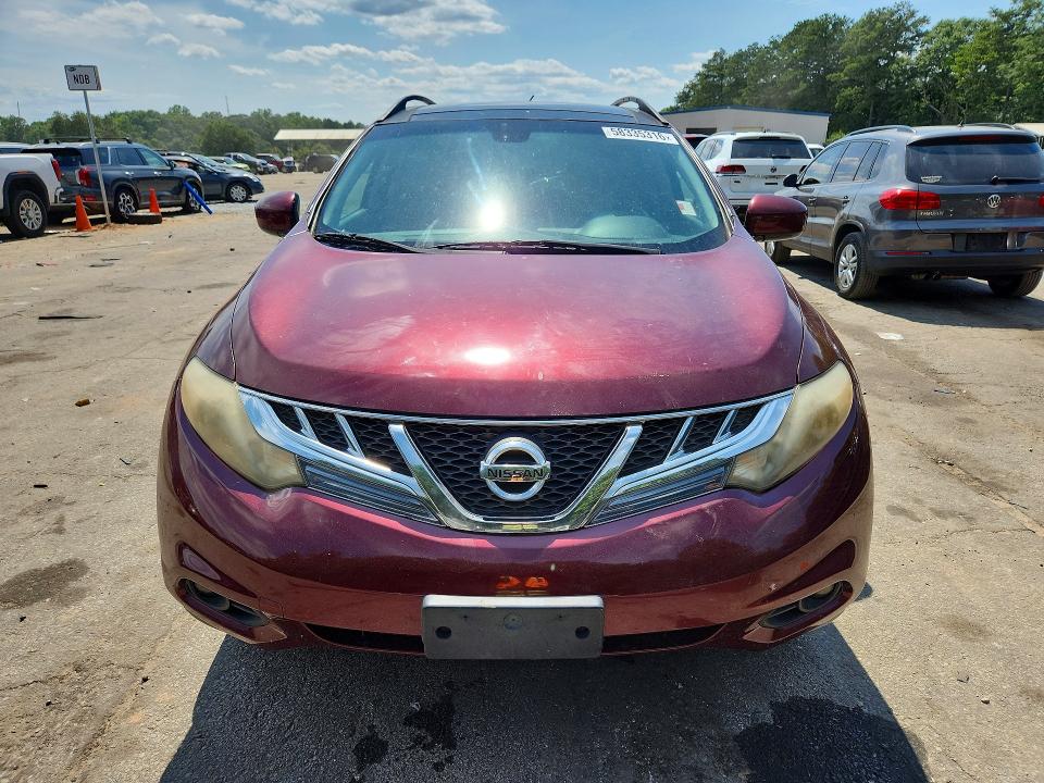 2012 Nissan Murano მანქანა იყიდება აუქციონზე, vin: JN8AZ1MW4CW201131, აუქციონის ნომერი: 58335316