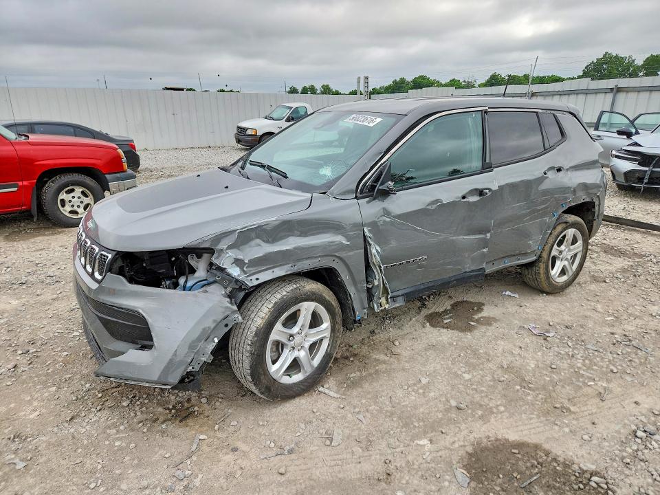 56623616 :رقم المزاد ، 3C4NJDANXRT581074 vin ، 2024 Jeep Compass مزاد بيع