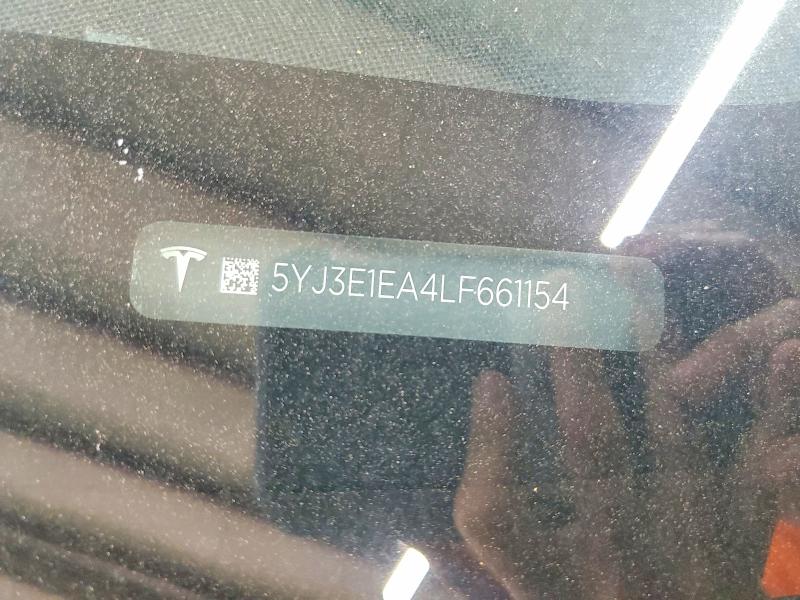 Aukcja sprzedaży 2020 Tesla Model 3, vin: 5YJ3E1EA4LF661154, numer aukcji: 58689606