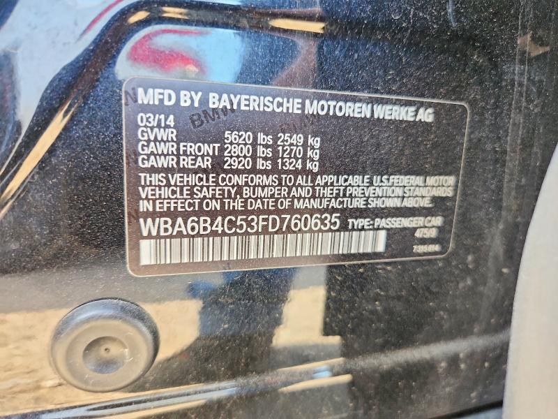 Aukcja sprzedaży 2015 Bmw Alpina B6, vin: WBA6B4C53FD760635, numer aukcji: 56034516