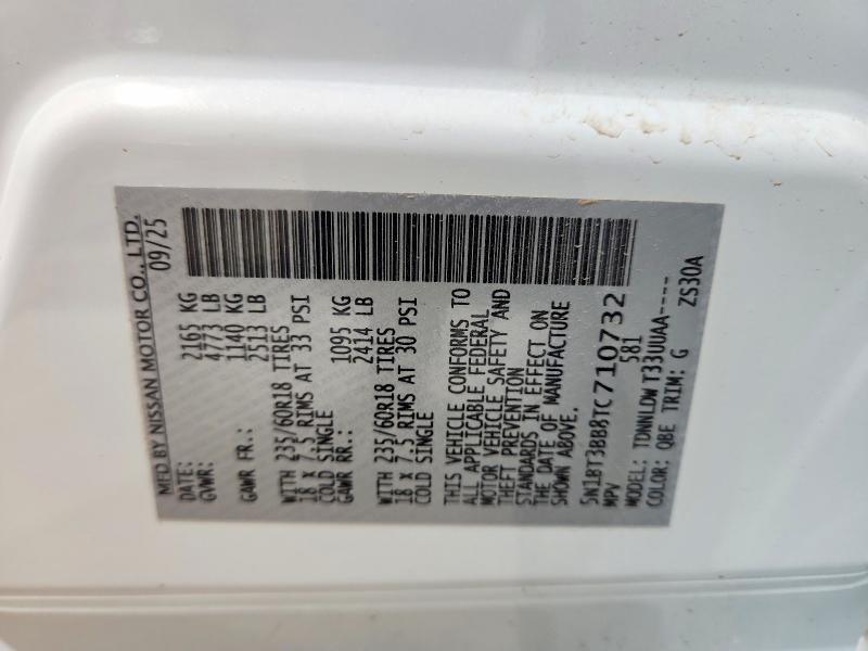 Продажа на аукционе авто 2026 Nissan Rogue, vin: 5N1BT3BB8TC710732, номер лота: 55444586