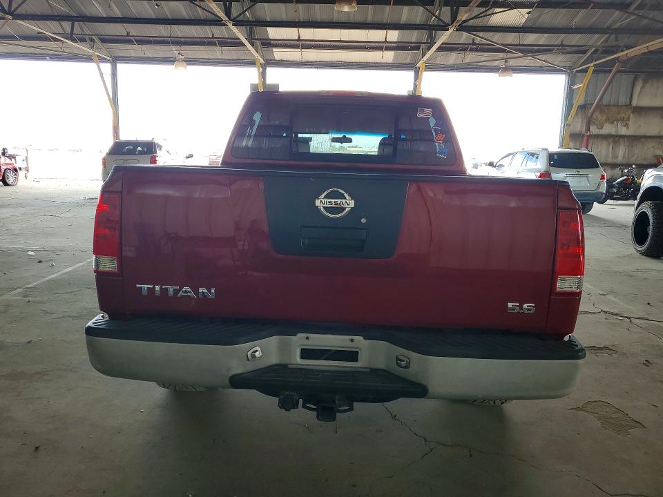 2006 Nissan Titan მანქანა იყიდება აუქციონზე, vin: 1N6BA07A26N538373, აუქციონის ნომერი: 58993766
