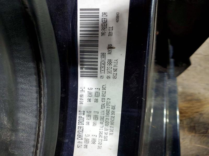 58892136 :رقم المزاد ، 1C3CCBCG6CN116808 vin ، 2012 Chrysler 200 مزاد بيع