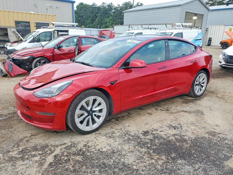 2022 Tesla Model 3 მანქანა იყიდება აუქციონზე, vin: 5YJ3E1EA8NF372572, აუქციონის ნომერი: 56759966