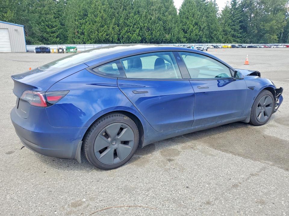 2022 Tesla Model 3 მანქანა იყიდება აუქციონზე, vin: 5YJ3E1EB0NF131680, აუქციონის ნომერი: 58474776