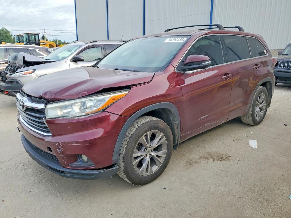 Aukcja sprzedaży 2015 Toyota Highlander, vin: 5TDBKRFH7FS076101, numer aukcji: 56292486