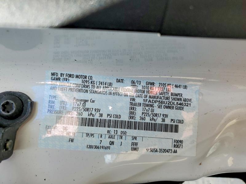 Продажа на аукционе авто 2013 Ford C-max, vin: 1FADP5BU2DL546321, номер лота: 52966176