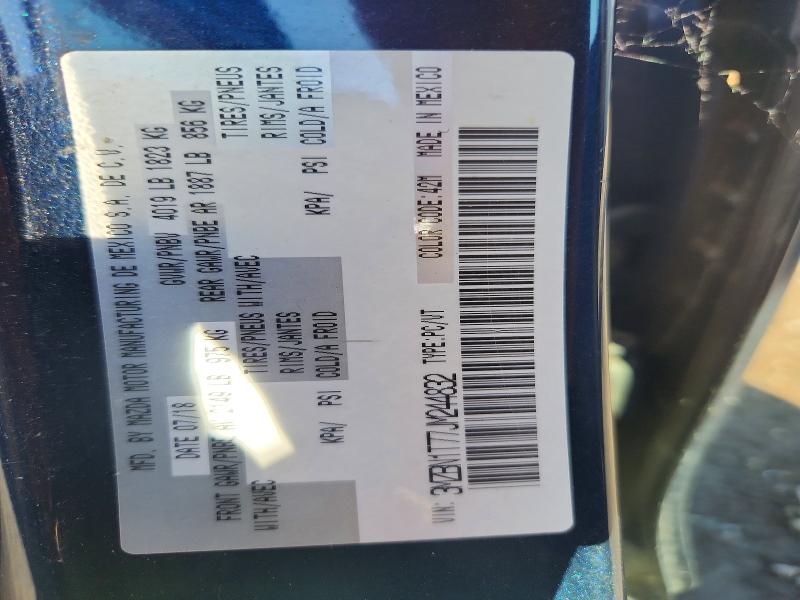 Продажа на аукционе авто 2018 Mazda 3, vin: 3MZBN1T77JM244832, номер лота: 57388986