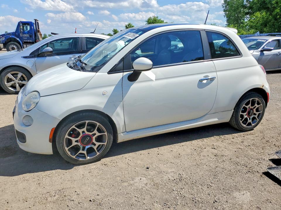 2012 Fiat 500 მანქანა იყიდება აუქციონზე, vin: 3C3CFFBR9CT107876, აუქციონის ნომერი: 56853856