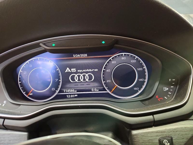 Продажа на аукционе авто 2018 Audi A5, vin: WAU8NAF54JA006891, номер лота: 55160236
