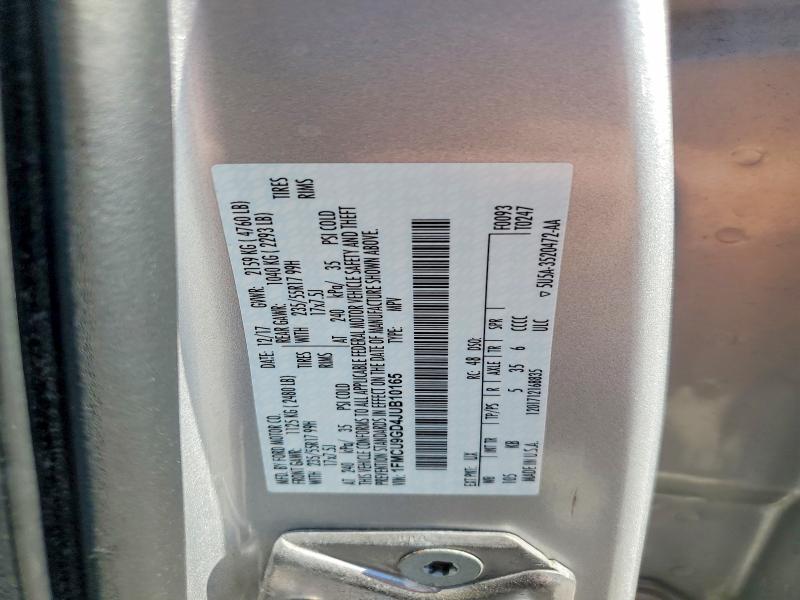 Продаж на аукціоні авто 2018 Ford Escape, vin: 1FMCU9GD4JUB10165, номер лоту: 55120166