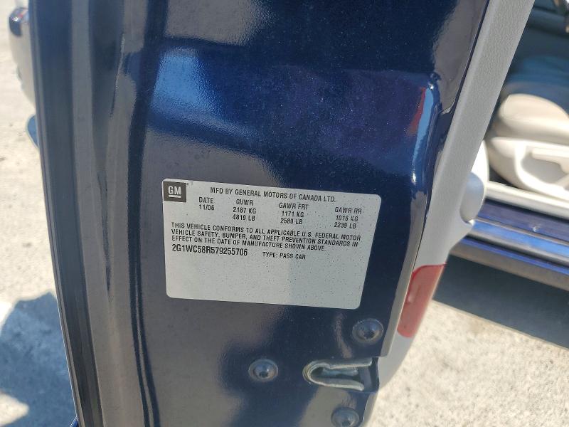 59016466 :رقم المزاد ، 2G1WC58R579255706 vin ، 2007 Chevrolet Impala مزاد بيع