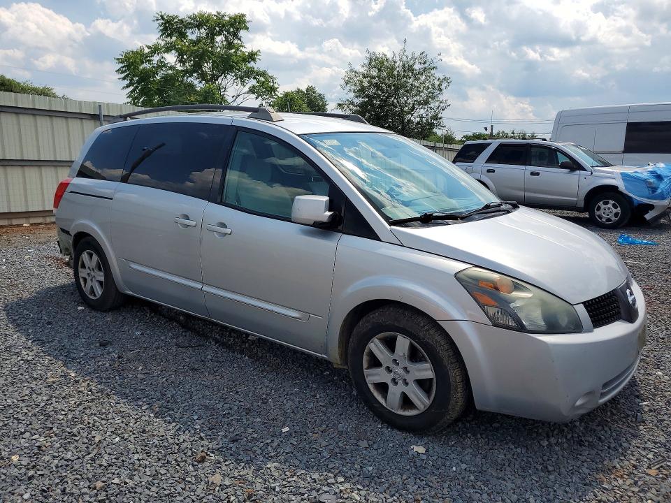 2004 Nissan Quest მანქანა იყიდება აუქციონზე, vin: 5N1BV28U54N367610, აუქციონის ნომერი: 58870596