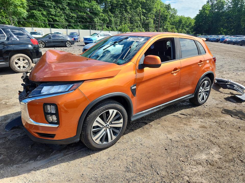 Auction sale of the 2022 Mitsubishi Outlander Sport, vin: JA4APUAU7NU009541, lot number: 57998066