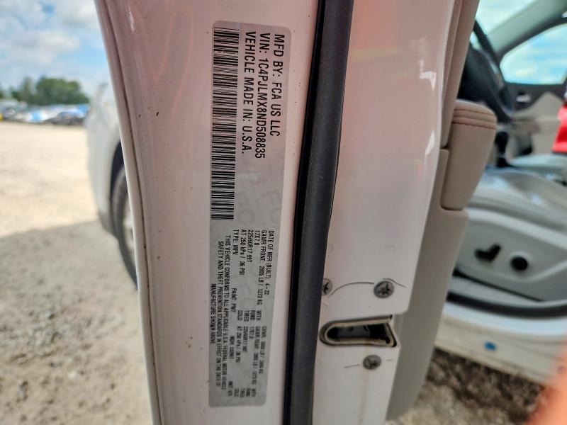 56939246 :رقم المزاد ، 1C4PJLMX8ND508835 vin ، 2022 Jeep Cherokee مزاد بيع