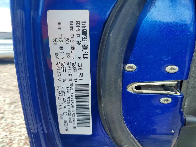 57170066 :رقم المزاد ، 1C6RR7KT4ES327873 vin ، 2014 Ram 1500 مزاد بيع