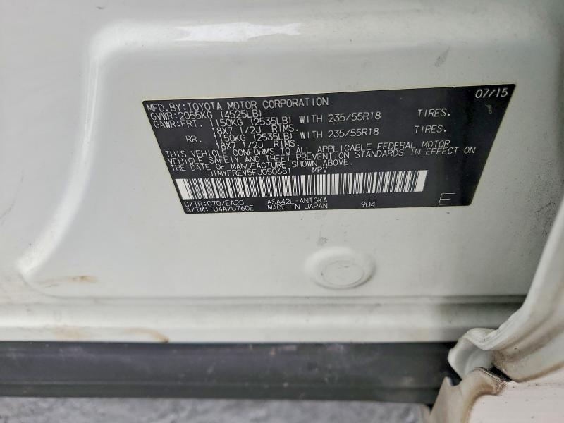 55373766 :رقم المزاد ، JTMYFREV5FJ050681 vin ، 2015 Toyota Rav4 مزاد بيع