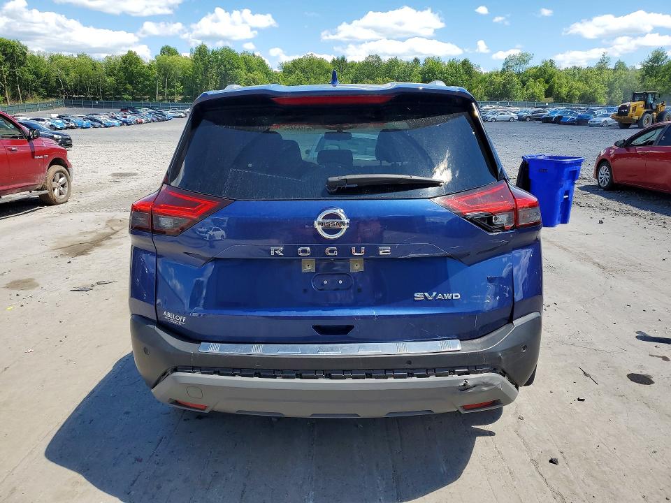 2021 Nissan Rogue მანქანა იყიდება აუქციონზე, vin: JN8AT3BB5MW222536, აუქციონის ნომერი: 56746446