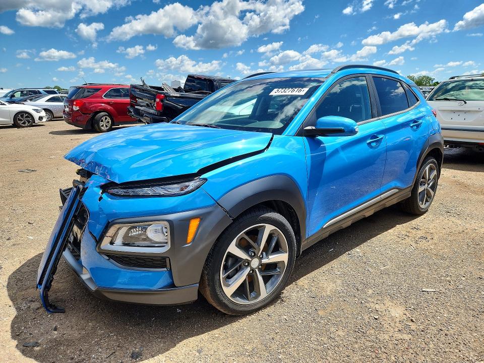 2021 Hyundai Kona მანქანა იყიდება აუქციონზე, vin: KM8K3CA5XMU605536, აუქციონის ნომერი: 57327616