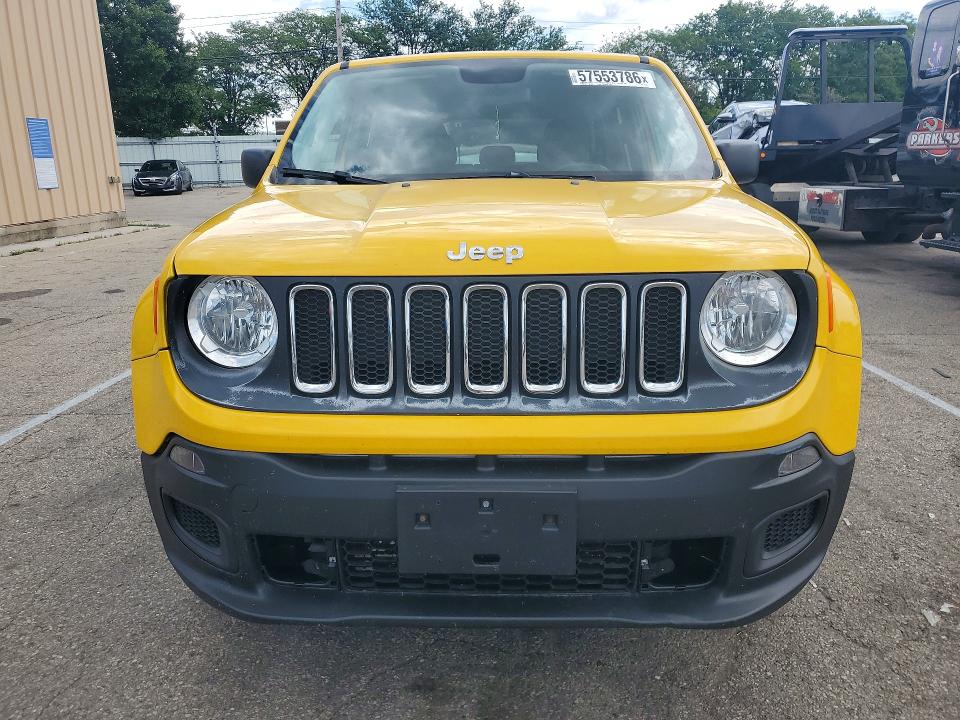 57553786 :رقم المزاد ، ZACCJBAH1HPF04296 vin ، 2017 Jeep Renegade مزاد بيع