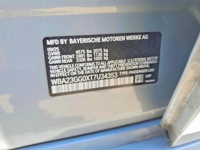 Aukcja sprzedaży 2026 Bmw 228xi, vin: WBA23GG0XT7U34353, numer aukcji: 57001476