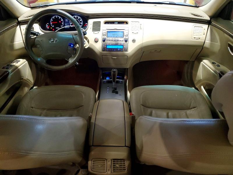 2009 Hyundai Azera მანქანა იყიდება აუქციონზე, vin: KMHFC46D69A380399, აუქციონის ნომერი: 56860186