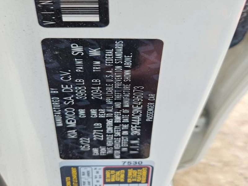 56993016 :رقم المزاد ، 3KPF44AC9NE496073 vin ، 2022 Kia Forte مزاد بيع