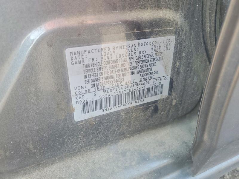 Aukcja sprzedaży 2019 Nissan Sentra, vin: 3N1AB7AP4KY444383, numer aukcji: 58147496