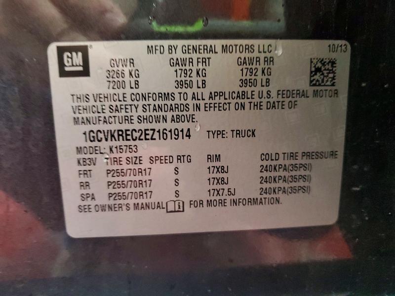Продажа на аукционе авто 2014 Chevrolet Silverado, vin: 1GCVKREC2EZ161914, номер лота: 56432726