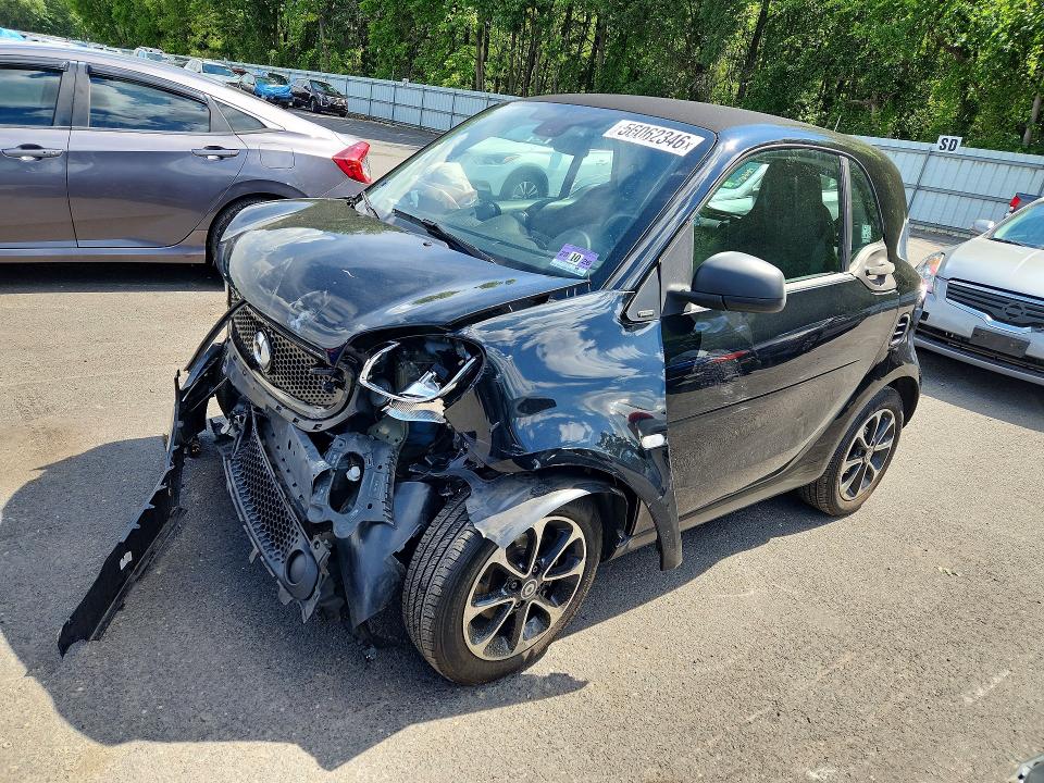 Продажа на аукционе авто 2017 Smart Fortwo, vin: WMEFJ5DA9HK194665, номер лота: 56062346