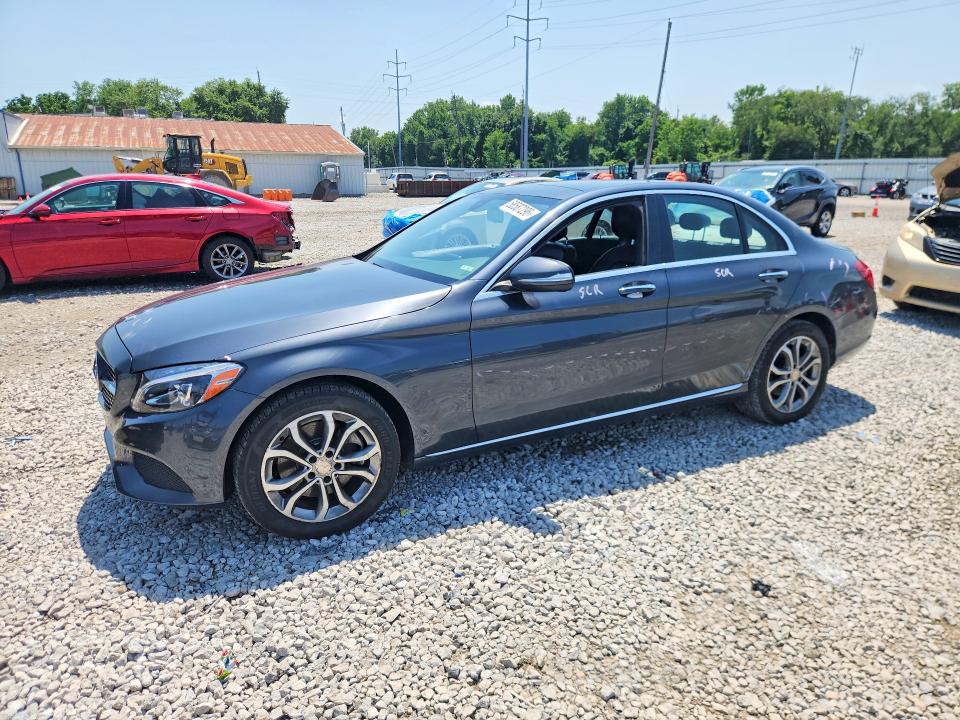 58587296 :رقم المزاد ، 55SWF4KB7FU082008 vin ، 2015 Mercedes-benz C مزاد بيع