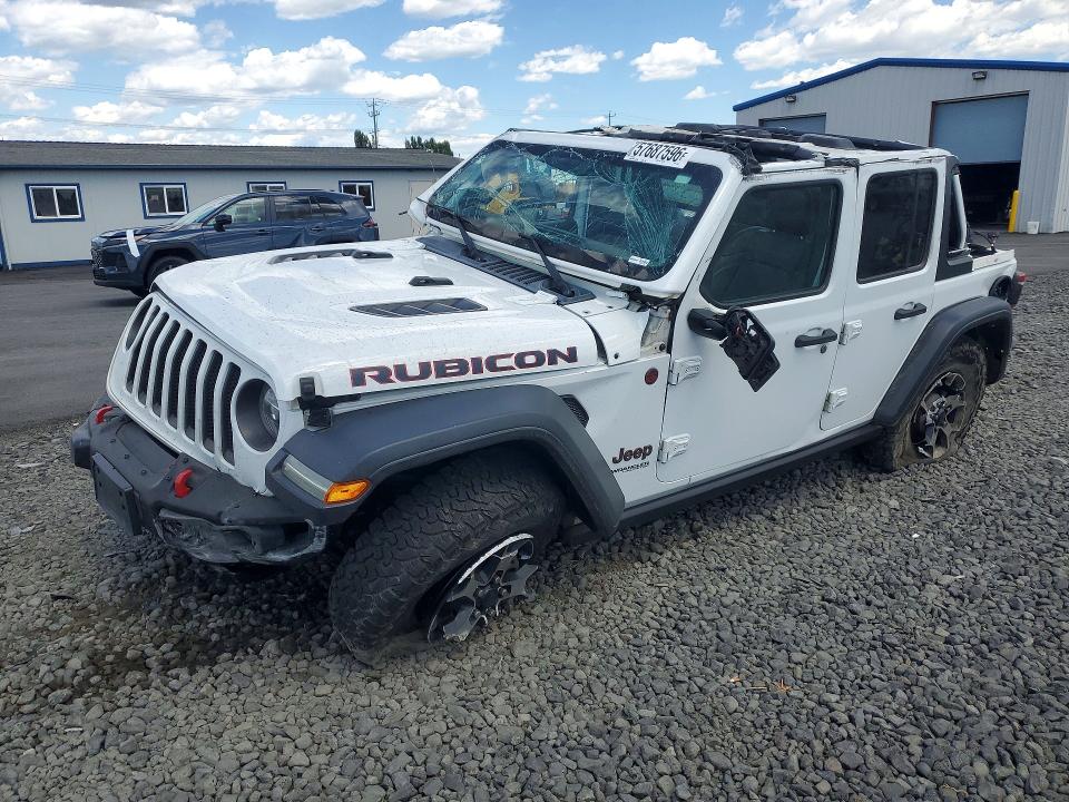 57687596 :رقم المزاد ، 1C4HJXFGXJW106449 vin ، 2018 Jeep Wrangler Unlimited مزاد بيع