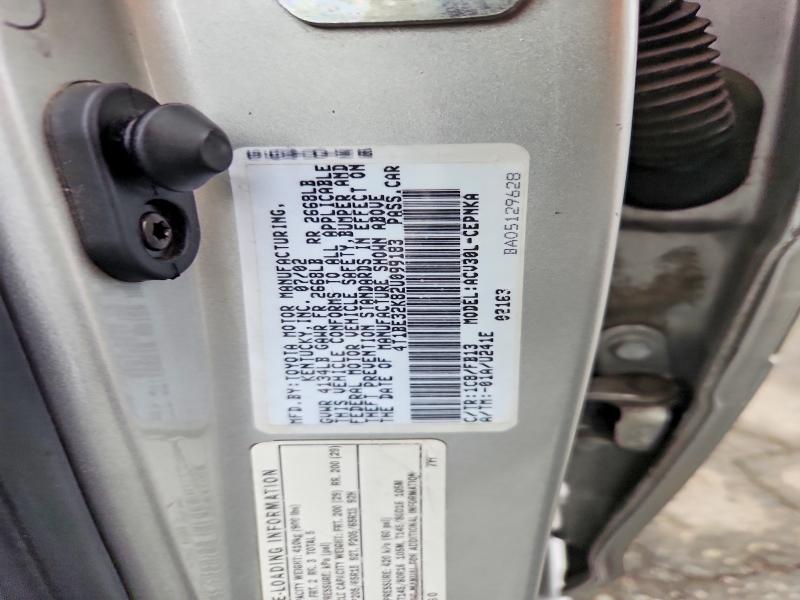 Aukcja sprzedaży 2002 Toyota Camry, vin: 4T1BE32K82U099183, numer aukcji: 57875326
