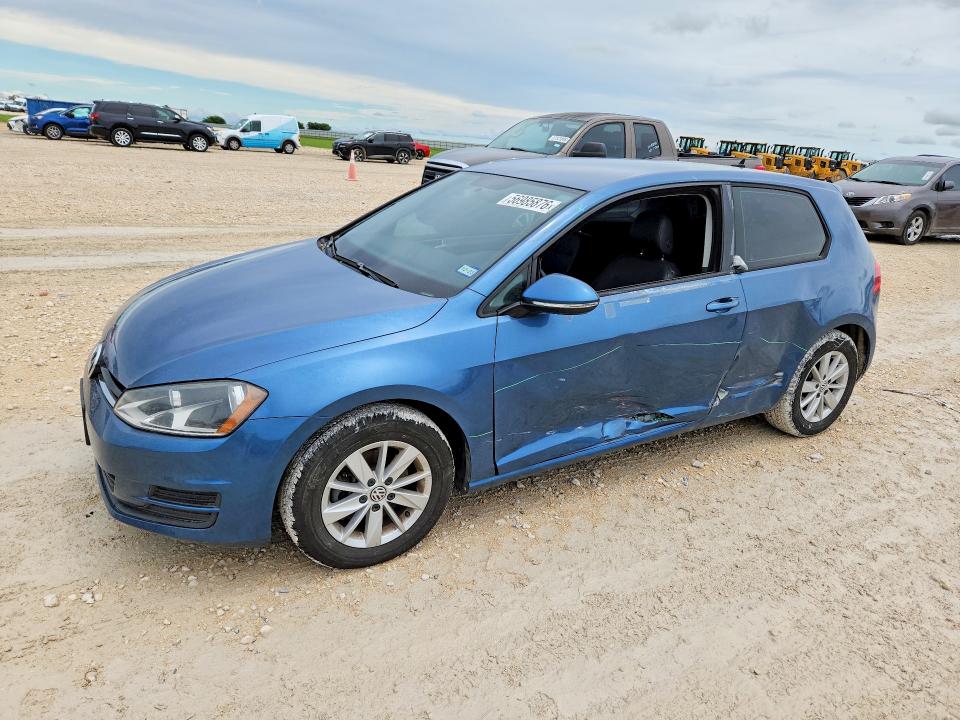 2015 Volkswagen Golf მანქანა იყიდება აუქციონზე, vin: 3VW817AUXFM069775, აუქციონის ნომერი: 56985876