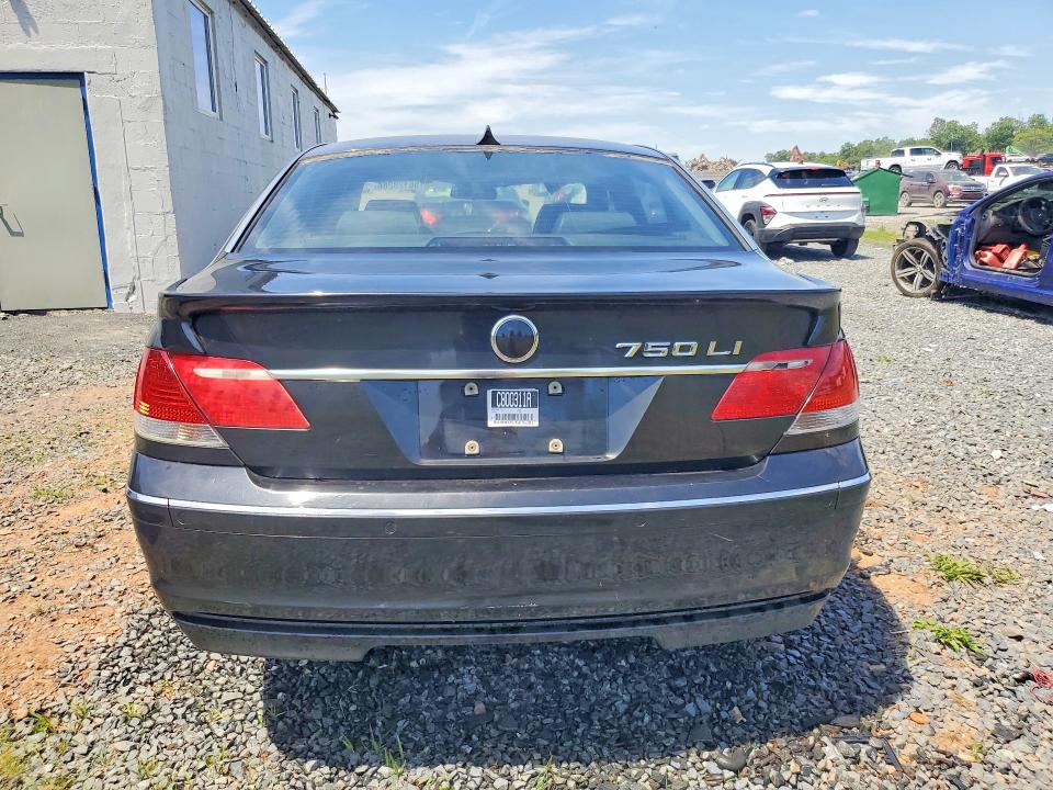 2006 Bmw 750 მანქანა იყიდება აუქციონზე, vin: WBAHN83536DT62817, აუქციონის ნომერი: 56128286