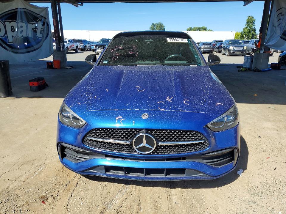 2022 Mercedes-benz C მანქანა იყიდება აუქციონზე, vin: W1KAF4GB7NR049559, აუქციონის ნომერი: 55902756