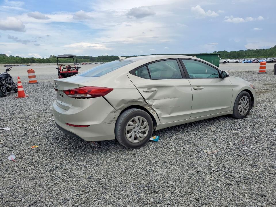 56928016 :رقم المزاد ، KMHD74LF0HU380011 vin ، 2017 Hyundai Elantra مزاد بيع